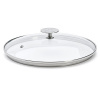 Poklice na hrnce de Buyer, 3428.24 ALCHIMY, průměr 24 cm, skleněná, hrana z nerezové oceli, hluboký lem