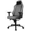 AROZZI herní židle PRIMO Full Premium Leather Anthracite/ 100% přírodní italská kůže/ světle šedá PRIMO-PREM-AE