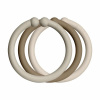 Bibs Loops krúžky 12 ks Sand-dark-oak-vanilla