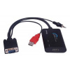 PremiumCord konvertor VGA+audio na HDMI KHCON-04