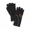 Rukavice Savage Gear Wind Pro Half Finger Black L
