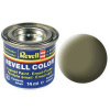 REVELL 45 svetlá olivová matná syntetická modelárska farba (RAL7003), 14ml (REVELL 32145 LIGHT OLIVE MAT 14ml 0,47fl oz EMAIL COLOR)