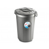 Box na granule pre psov a mačky STEFANPLAST TOM 46l, strieborný