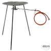 Perfect Home 14562 Barbecue panvica, Platňa na grilovanie s horákom, 60cm