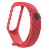 BStrap Silicone Diamond remienok na Xiaomi Mi Band 3/4, red