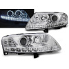 Audi A6 04-08 - predné chrom svetlá s LED svietením a CCFL ANGEL EYES