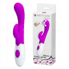 Vibrátor bodu G Prettylove fialový 20 cm silikón