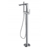 Cersanit Crea - Vaňová batéria do podlahy, s telesom, chróm S951-306