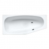 Kaldewei Asymetrická vaňa Mini pravá 834, 1570x 70/48 cm, antislip, Perl-Effekt, biela 224430003001