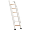 Minka STAIRS Priame rebríkové schodisko Strong buk/biela, 6 schodov, 152 cm