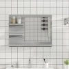 Kúpeľňové zrkadlo sivý dub sonoma 60x10,5x45cm spracované drevo-ForU-815661