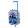 Karactermania Lilo & Stitch Soft 3D Trolley Suitcase Stitch & Angel Pink 52 cm