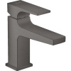 Hansgrohe METROPOL umývadlová batéria 100 s odtokovou súpravou 32500340 kartačovaný čierny chróm