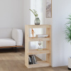 Knižnica/deliaca stena 60x30x103,5 cm masívna borovica-ForU-808163