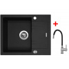 Set Sinks Linea 600 XC Granblack + Flexia