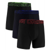 Under Armour Perf Tech Cotton 6in 3 Pack - Black/Hi Vis Yellow - men´s XL