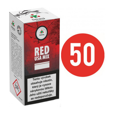 E-liquid Dekang Fifty Red USA Mix, 10ml Obsah nikotinu: 11 mg