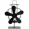 Tepelne napájaný krbový ventilátor, 5 lopatiek