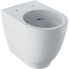 GEBERIT Stojacie WC s hlbokým splach. Acanto, zvýšené, v jednej rovine so stenou,Biela, 500.602.01.8
