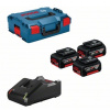 Bosch Profesionálna sada: 3x akumulátor GBA 18V 5.0 Ah + GAL 18V-40 v L-BOXXe 136 0615990L3T