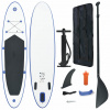 vidaXL Stand up paddleboard SUP, nafukovací, modro biely - Modrá - 85036-39425