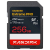 SanDisk SDXC Extreme PRO 256GB (UHS-I, V30, U3, R250 MB/s / W170MB/s, 4K UHD) - 00226964