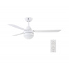 BAYSIDE | BAYSIDE 531016 - Stropný ventilátor MEGARA 2xE14/15W/230V biela + DO | FAN00243