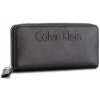 Peňaženka - Calvin Klein Peňaženka Ekologická koža čierna dámska peňaženka Calvin Klein Edge Veľký zipsaround - ženský produkt (-27% DÁMSKA PEŇAŽENKA CALVIN KLEIN K60K603910)