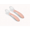 Nuvita 2 kusový set silikónových lyžičiek - English Rose - 8480