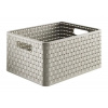 Rotho úložný box Country A4 18L cappuccino