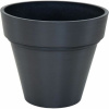 Kvetináč Mega Collections Ecostone Planter Čierna noir Plastické Recyklovaný 55 x 51 cm