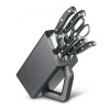 Victorinox 7.7243.6 Grand Maitre Súprava nožov, 6-dielna, čierna + blok/stojan drevený čierny