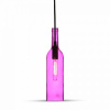Závesné svietidlo do baru Bottle vo fialovej farbe