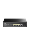 Cudy GS1005PTS1 sieťový prepínač Gigabit Ethernet (10/100/1000) Podpora napájania cez Ethernet (PoE) Čierna (GS1005PTS1)