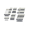 Screws4bikes, engine bolt kit. Matte black