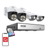 IP kamera ZOSI 2 ks C296 WiFi 5MP a 2 ks C182 WiFi 8MP + NVR 8ch + 2TB HDD C296*2+C182*2+NVR+2T
