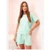 Kesi Włoski Dámska punto súprava s krátkym rukávom a šortkami mäta