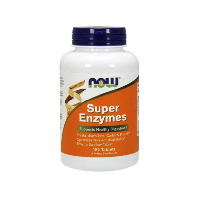 MYCOMEDICA NOW Super Enzymes, komplexní trávící enzymy, 180 tablet