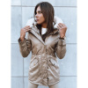 Zimná dámska parka béžovej farby, ty3873-L L