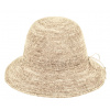 Fiebig - Headwear since 1903 Dámsky letný nekrčivý slamený klobúk Cloche - Crochet Cloche Veľkosť: Unisize (S-XL)