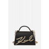 KABELKA KARL LAGERFELD K/SIGNATURE 2.0 SM CROSSBODY BLACK/GOLD