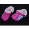 Detské šlapky - zateplené crocs