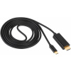 Akyga kabel 1.8 m černá AK-AV-18 Kabel USB-C