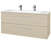 Dreja Umývadlova skrinka GIO SZZ2 120 - D04 Dub / Úchytka T02 / D04 Dub