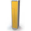 Šatní skříňky - jednoplášťové dveře tvaru Z, kovové L3M 40 1 Z S