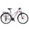 Mayo XR Fit trek Flat Dámské trekingové kolo 2025 bílo-růžové