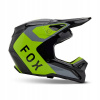 Offroadová motocyklová prilba Fox V1 Lean Grey/Yellow Veľkosť S