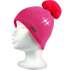 Zimní teplá čepice VoXX MOKKI magenta/stříbrná uni