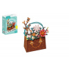 Stavebnice mini KOCO Květina v kabelce plast 267ks v krabičce 11x15x6cm