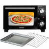 MPM MPE-13 mini rúra 10 l čierna (Malá mini elektrická rúra MPM MPE-13 10L)